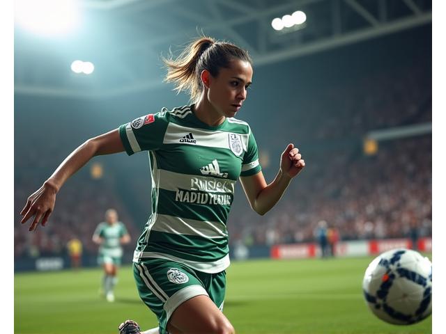 Sofia Rodrigues em ação num jogo do Sporting CP feminino.