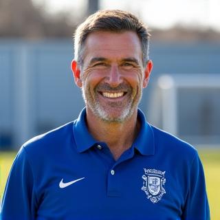 Retrato do Diretor Técnico da Academia de Futebol PT, Pedro Almeida